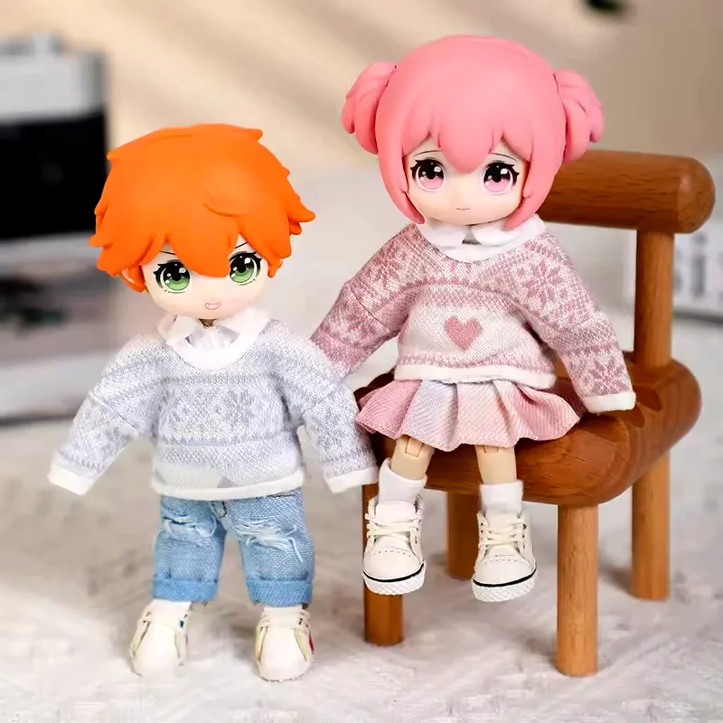 YMY BOB11 Doll Knitted Coat Outfits Winter Warm Snowflake Sweater Tops Cardigan Vest Doll Clothes for 1/11 Dolls Accessories
YMY BOB11 Doll Knitted Coat Outfits Winter Warm Snowflake Sweater Tops Cardigan Vest Doll Clothes for 1/11 Dolls Accessories