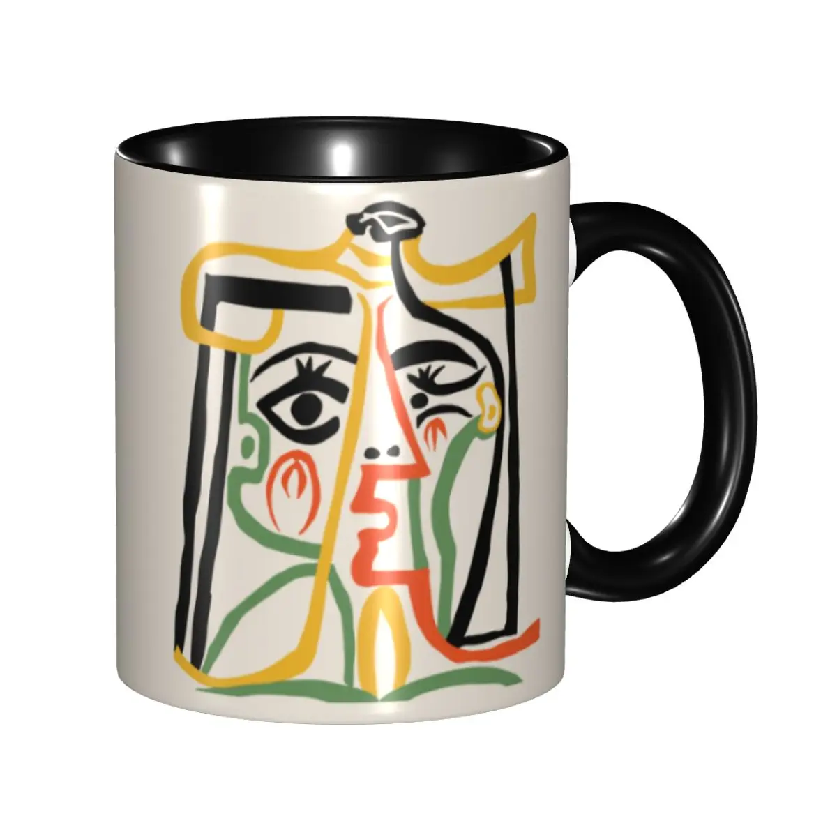 Tete De Femme Coffee Mug DIY Custom Pablo Picasso Artwork Ceramic Milk Tea Mug Cup
Tete De Femme Coffee Mug DIY Custom Pablo Picasso Artwork Ceramic Milk Tea Mug Cup
