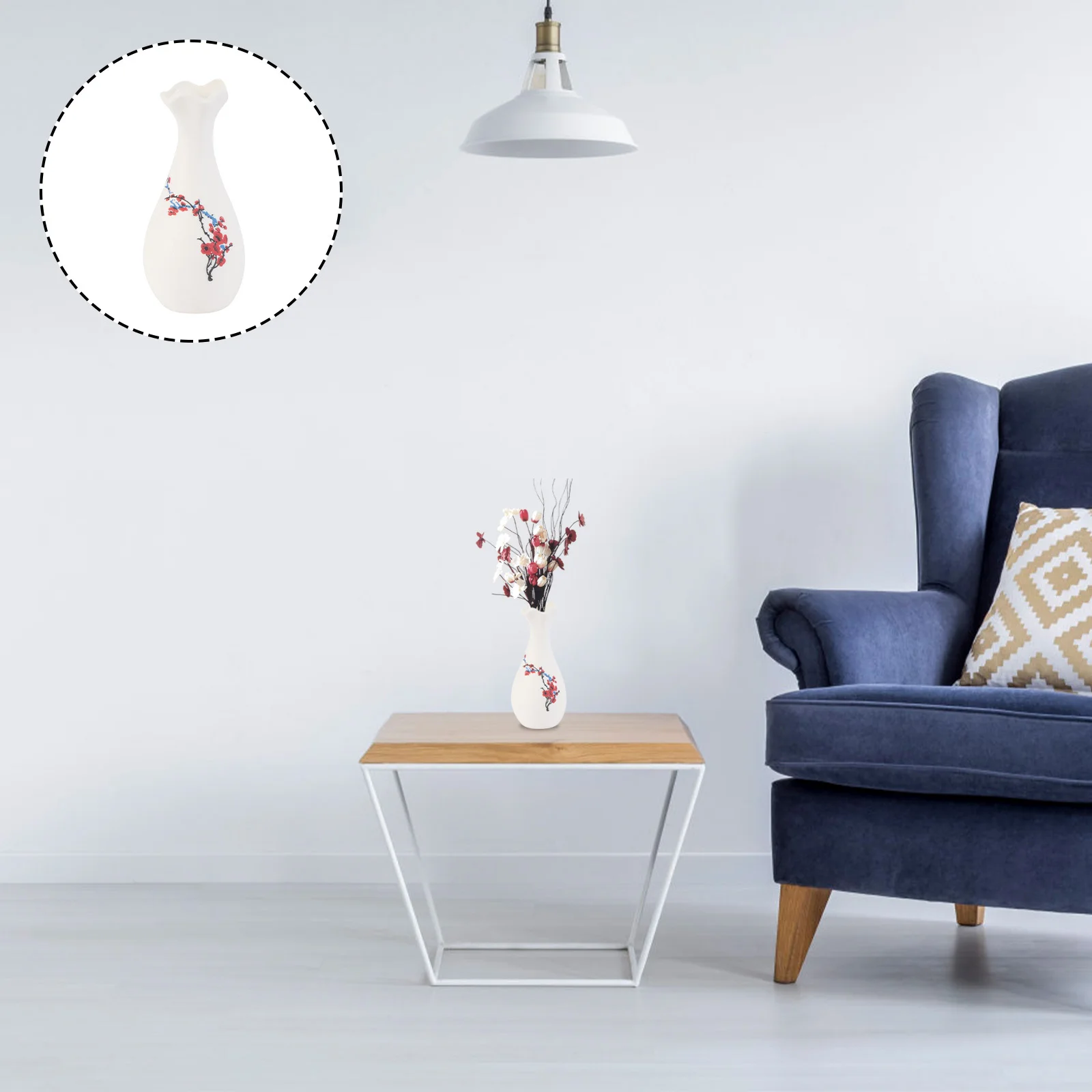 Ceramic Vase Adornment Decor Non Slip Flower Container Practical Indoor Scene Layout 1Pcs
Ceramic Vase Adornment Decor Non Slip Flower Container Practical Indoor Scene Layout 1Pcs