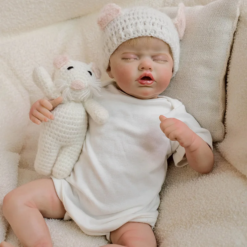 48cm Indie Hand Made 3D Skin Multiple Layers Painting Reborn Baby Doll Collectible Lifelike Art Doll
48cm Indie Hand Made 3D Skin Multiple Layers Painting Reborn Baby Doll Collectible Lifelike Art Doll