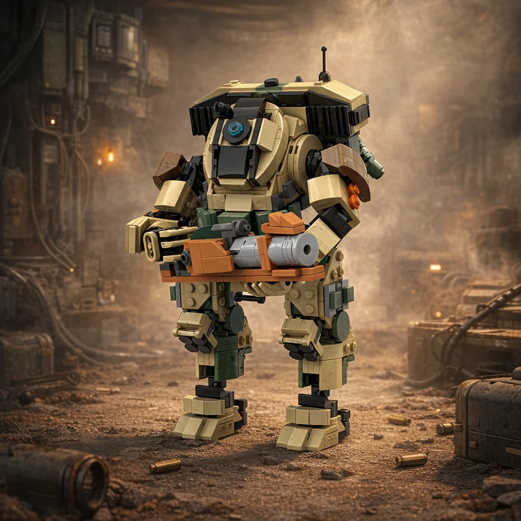 Desert Heavy Flame Mecha Building Blocks Small Particle Robot Model DIY Assembly Bricks Military Style Figure Toy
Desert Heavy Flame Mecha Building Blocks Small Particle Robot Model DIY Assembly Bricks Military Style Figure Toy