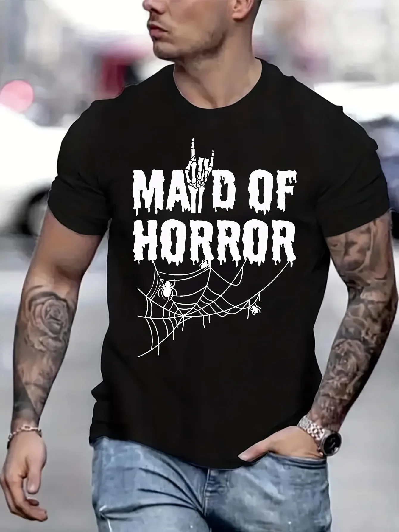 Maid of Horror Men's Clothes Men's Summer Top Couples T-Shirt New Gifts And T-Shirts Funny T-Shirts B5020287
Maid of Horror Men's Clothes Men's Summer Top Couples T-Shirt New Gifts And T-Shirts Funny T-Shirts B5020287