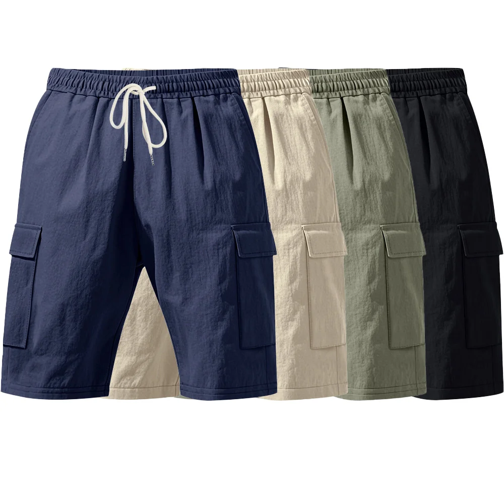 2026 Summer Lightweight Shorts Cotton Linen Breathable Casual Short Pant Multi-pocket Quick Dry Streetwear Outdoor Beach Shorts
2026 Summer Lightweight Shorts Cotton Linen Breathable Casual Short Pant Multi-pocket Quick Dry Streetwear Outdoor Beach Shorts