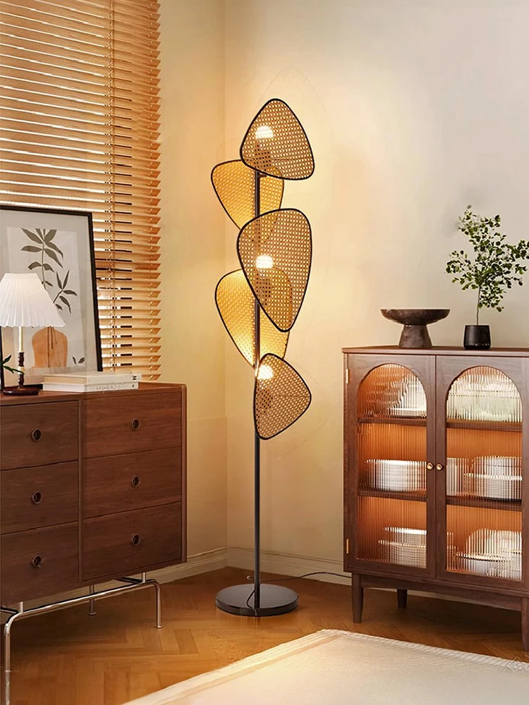 Modern Nordic Minimalism Rattan Art Sofa LED Floor Lamp Homestay Living Room Designer Light Bedroom Home Lighting Decor Fixtures
Modern Nordic Minimalism Rattan Art Sofa LED Floor Lamp Homestay Living Room Designer Light Bedroom Home Lighting Decor Fixtures