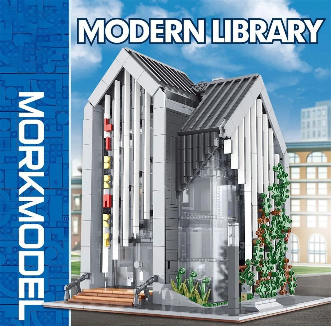 IN Stock Street View Modern Library Model Ideas Building Blocks 2734Pcs Moc Bricks Children Gifts Set 011001
IN Stock Street View Modern Library Model Ideas Building Blocks 2734Pcs Moc Bricks Children Gifts Set 011001