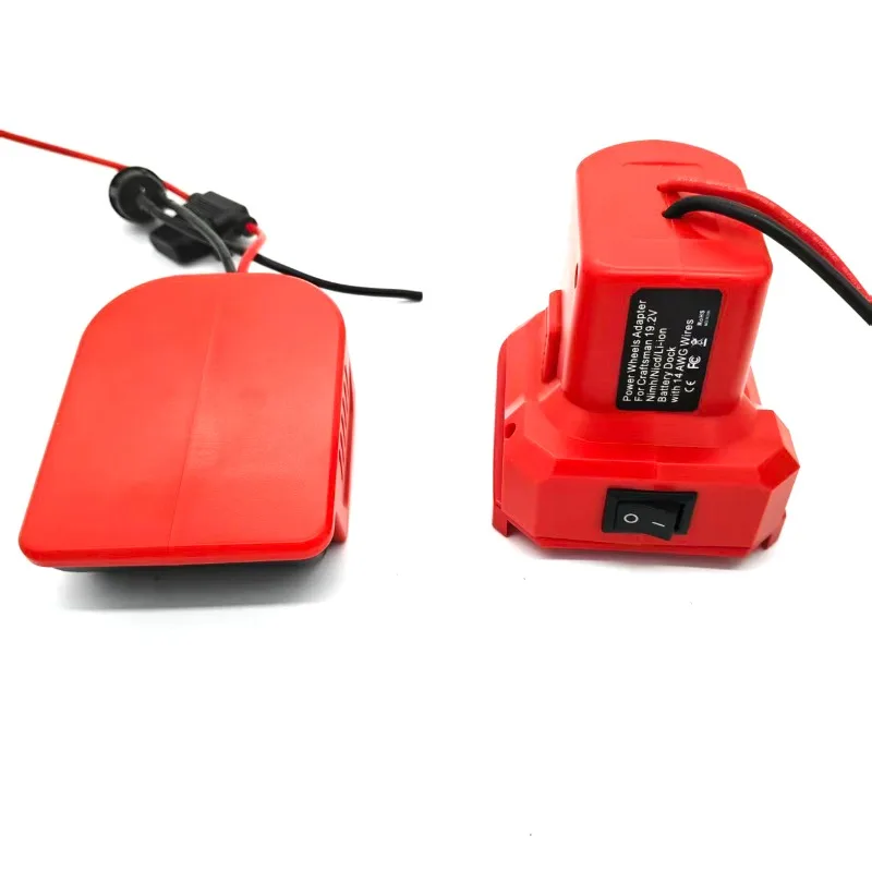 Portable Power Wheel Adapter DIY Power Connector Compatible with For Craftsman 19.2V/20V Batteries with 14 AWG Wire for Robots
Portable Power Wheel Adapter DIY Power Connector Compatible with For Craftsman 19.2V/20V Batteries with 14 AWG Wire for Robots