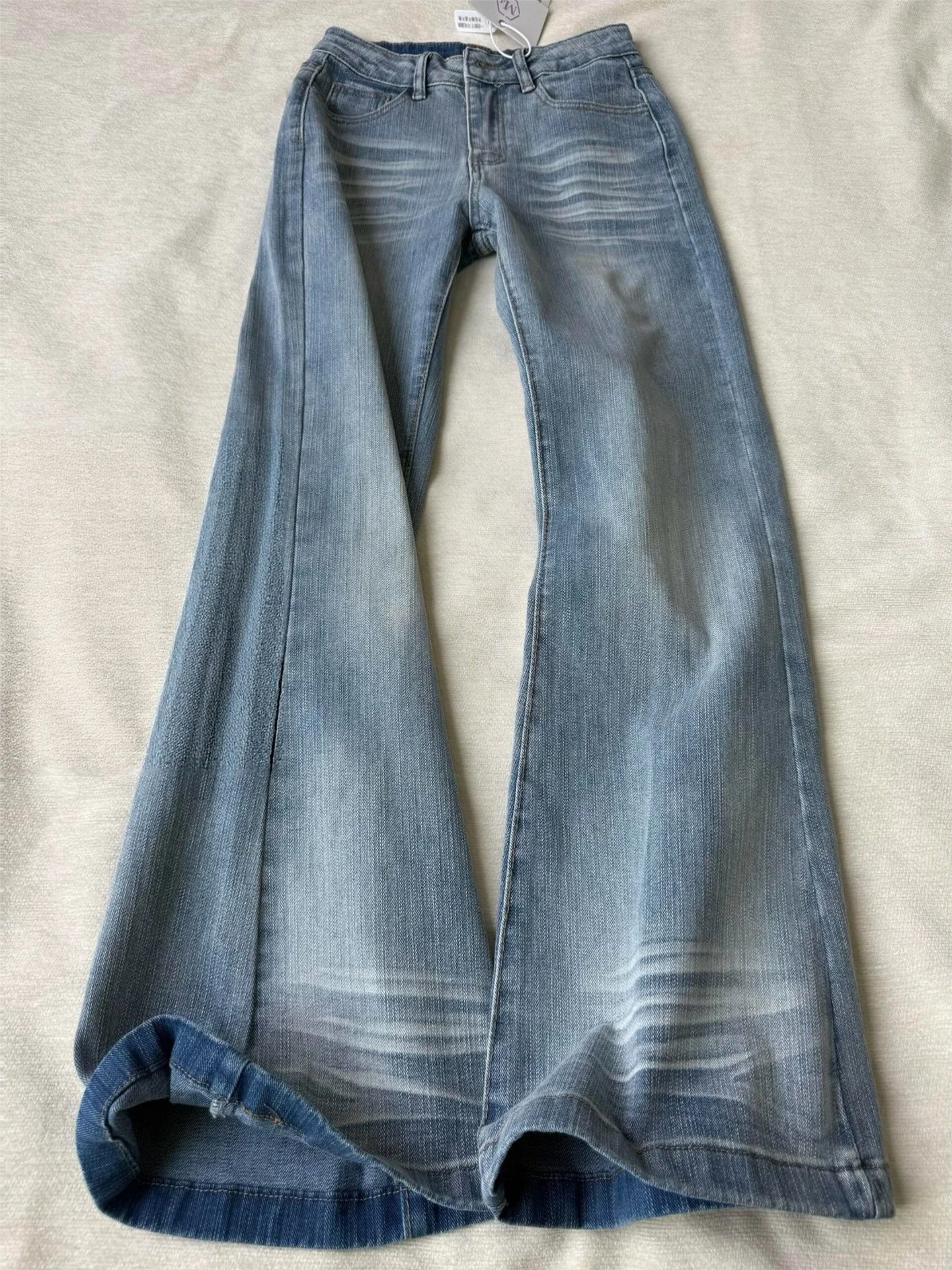 American Style Retro Washed Micro Flared Jeans Women Summer New Slimming Not Sticky Leg Loose Floor-Length Pants
American Style Retro Washed Micro Flared Jeans Women Summer New Slimming Not Sticky Leg Loose Floor-Length Pants