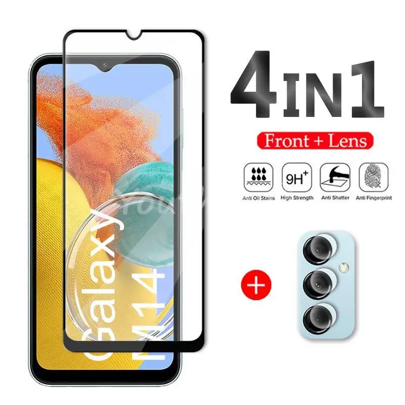 Для Samsung Galaxy M14 стекло для Samsung M14 закаленное стекло полное покрытие Защитная пленка для экрана камеры Galaxy M14 M13 M33 A23 A13
Для Samsung Galaxy M14 стекло для Samsung M14 закаленное стекло полное покрытие Защитная пленка для экрана камеры Galaxy M14 M13 M33 A23 A13