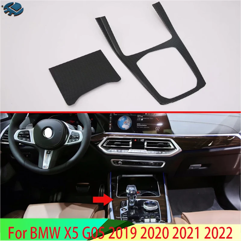 For BMW X5 G05 2019-2022 Car Accessories Carbon Fiber Style Gear Shift Panel Center Console Cover Trim Frame Car Styling Sticker
For BMW X5 G05 2019-2022 Car Accessories Carbon Fiber Style Gear Shift Panel Center Console Cover Trim Frame Car Styling Sticker