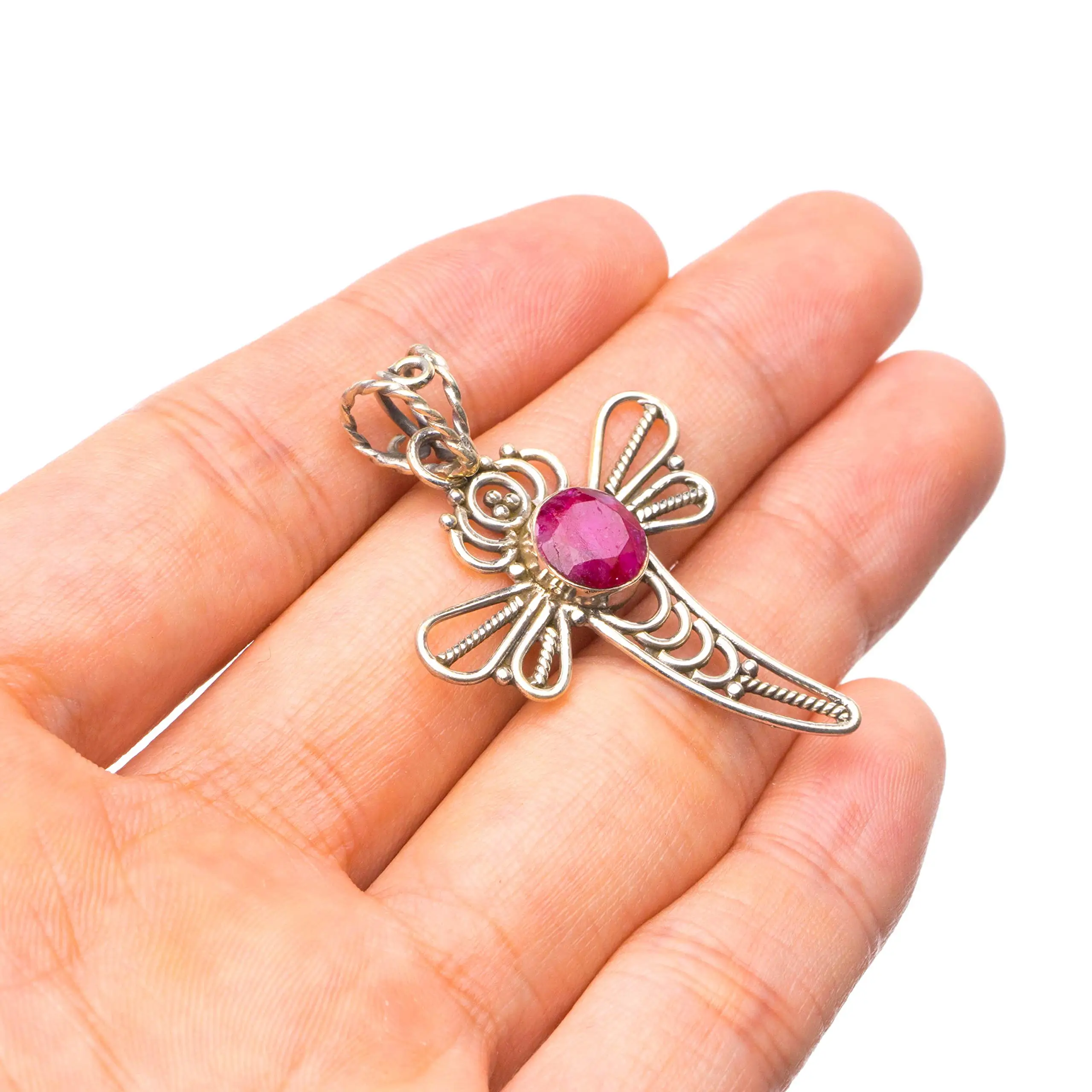 StarGems ® Подвеска Drongonfly из стерлингового серебра 925 пробы с натуральным вишневым рубином, 1,75 дюйма, Y5278
StarGems ® Подвеска Drongonfly из стерлингового серебра 925 пробы с натуральным вишневым рубином, 1,75 дюйма, Y5278