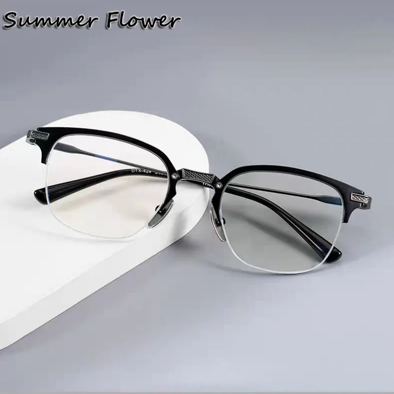 Дизайнерские очки для подростков и мужчин из чистого титана, высококачественные, с оптическими линзами по рецепту, легкие, в стиле ретро
Дизайнерские очки для подростков и мужчин из чистого титана, высококачественные, с оптическими линзами по рецепту, легкие, в стиле ретро