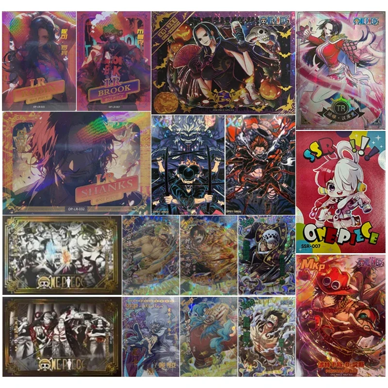 Anime One Piece Luffy Zoro Law Boa Hancock Uta Robin Brook Shanks Collection Cards Christmas Birthday Gifts Children's Toys
Anime One Piece Luffy Zoro Law Boa Hancock Uta Robin Brook Shanks Collection Cards Christmas Birthday Gifts Children's Toys