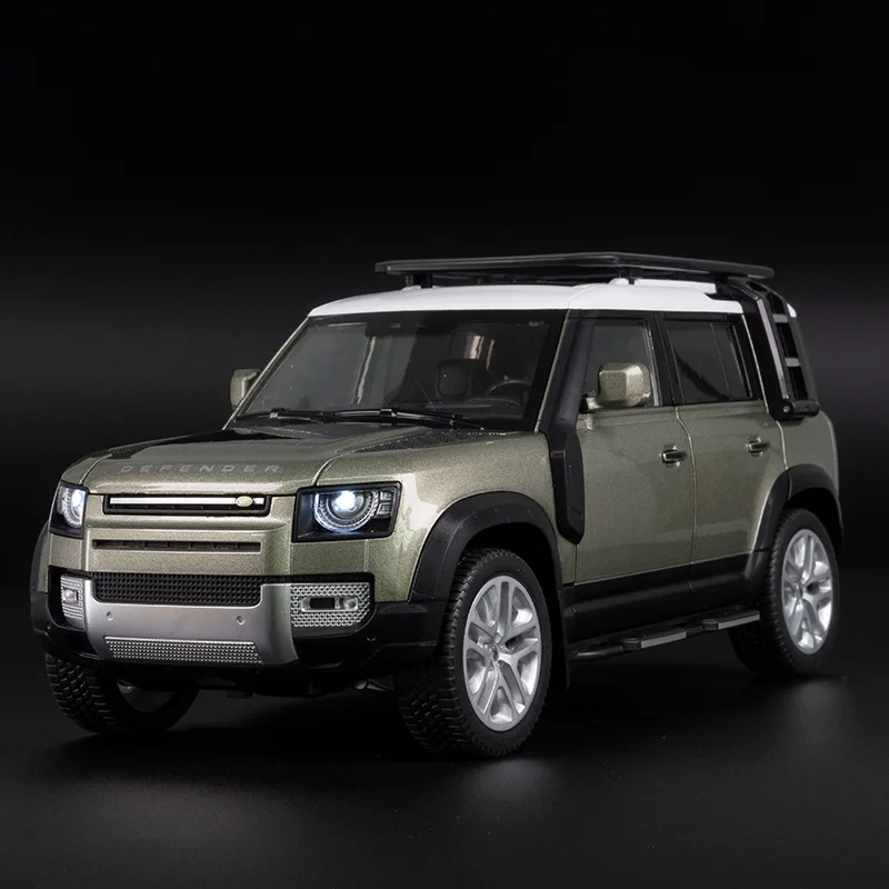1:18 Land Rover Defender Off-road vehicle High Simulation Diecast Car Metal Alloy Model Car kids toys collection gifts
1:18 Land Rover Defender Off-road vehicle High Simulation Diecast Car Metal Alloy Model Car kids toys collection gifts