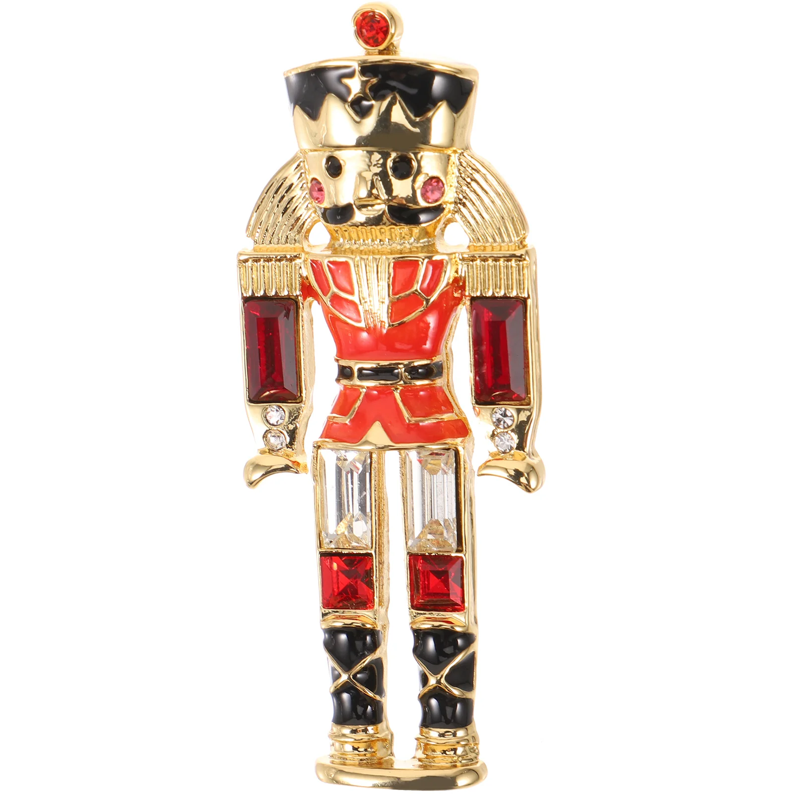 Nutcracker Soldier Brooch Pin Decorative Cute Cartoon Character Lapel Pins for Clothes Backpack Colorful Metal
Nutcracker Soldier Brooch Pin Decorative Cute Cartoon Character Lapel Pins for Clothes Backpack Colorful Metal