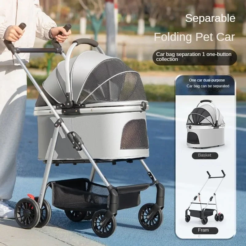 Medium and Large Dog Multi-functional Pet Cart Outdoor Travel Large Walking Dog Cart Portable and Foldable
Medium and Large Dog Multi-functional Pet Cart Outdoor Travel Large Walking Dog Cart Portable and Foldable