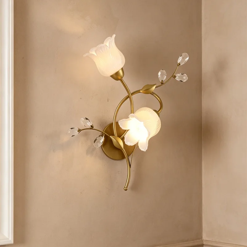 European-style Modern Simple LED Flower Wall Lamp Living Room Background Wall Bedroom Bedside Decorative Lighting
European-style Modern Simple LED Flower Wall Lamp Living Room Background Wall Bedroom Bedside Decorative Lighting