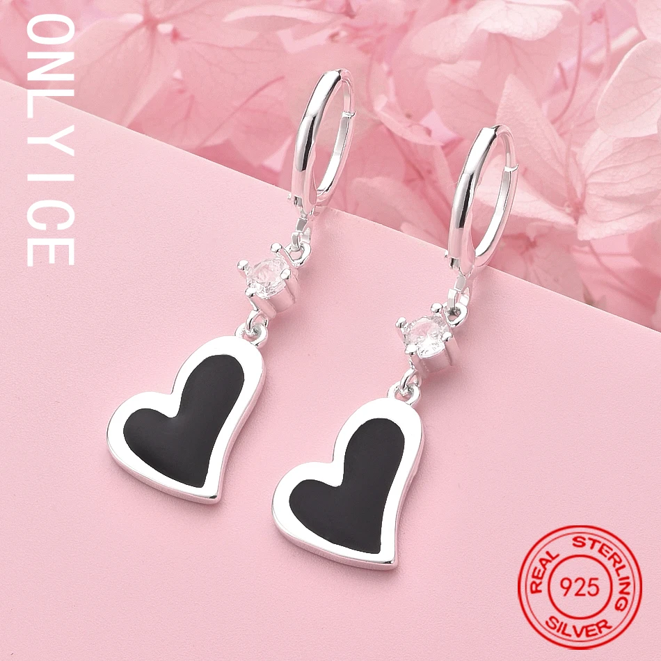 ONLYICE 925 Sterling Silver Earrings Heart Zirconia Drop Earrings For Women Jewelry Fashion Party and Daily Wear
ONLYICE 925 Sterling Silver Earrings Heart Zirconia Drop Earrings For Women Jewelry Fashion Party and Daily Wear