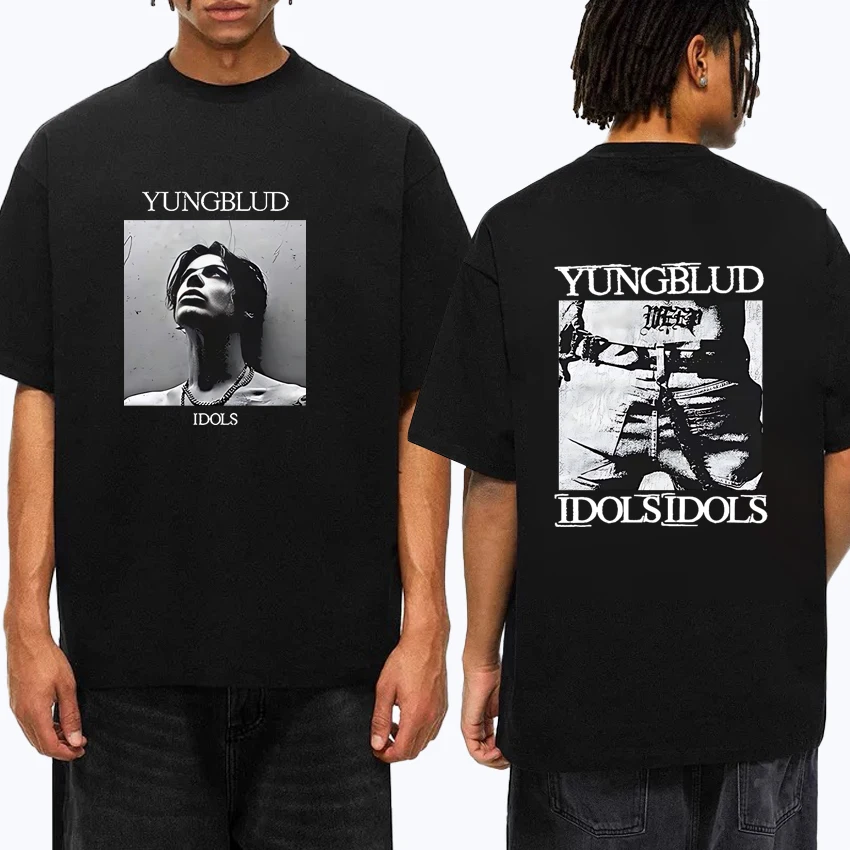 Summer Singer Yungblud IDOLS Album Tour 2025 Double Sided Printed Tee shirt Men Women 100% Cotton Unisex short sleeve t-shirts
Summer Singer Yungblud IDOLS Album Tour 2025 Double Sided Printed Tee shirt Men Women 100% Cotton Unisex short sleeve t-shirts