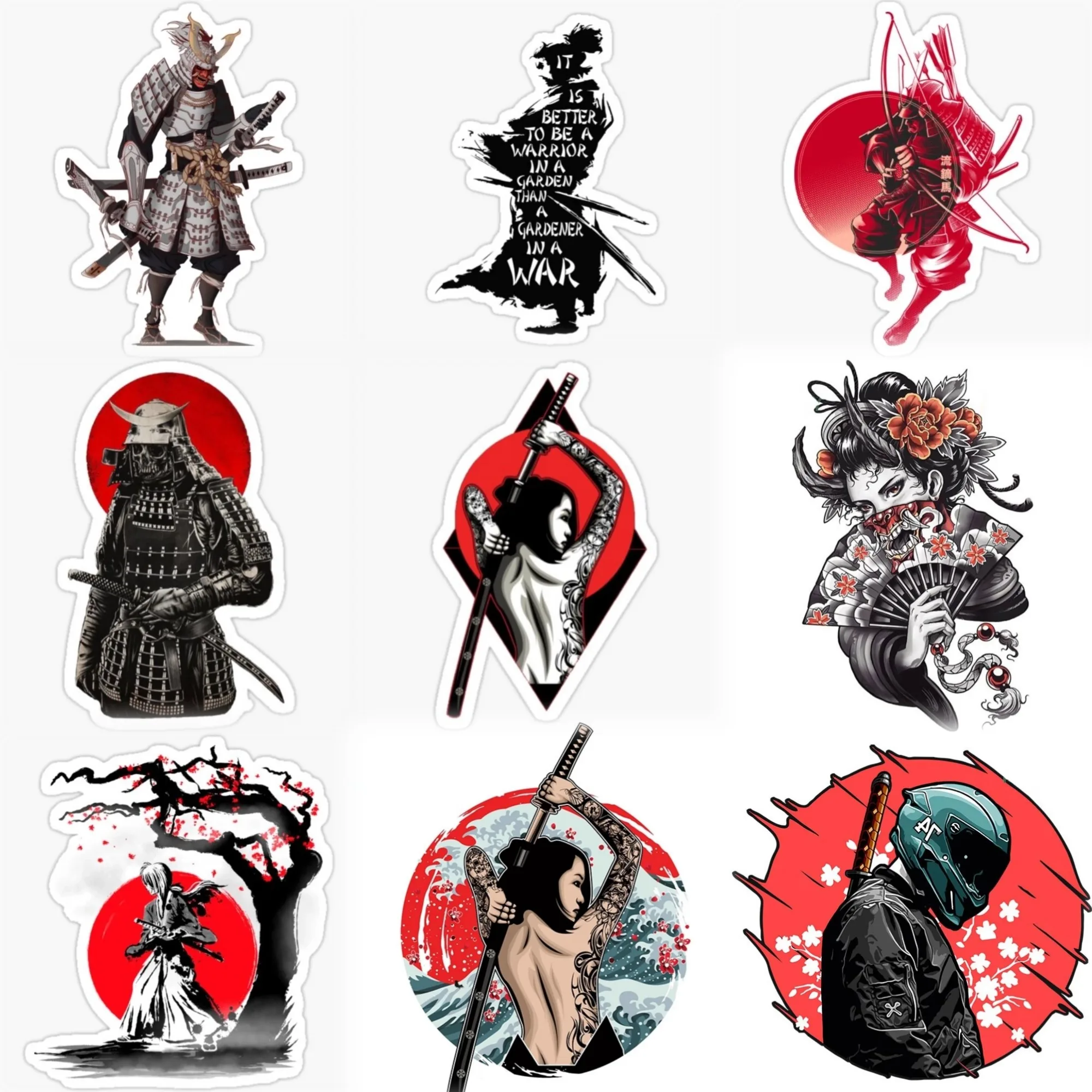 Samurai Ninja Ghost Warrior Creative PVC Waterproof Sticker for Decorate Car Truck Helmet Window Wall Fridge Decal Accessorie
Samurai Ninja Ghost Warrior Creative PVC Waterproof Sticker for Decorate Car Truck Helmet Window Wall Fridge Decal Accessorie