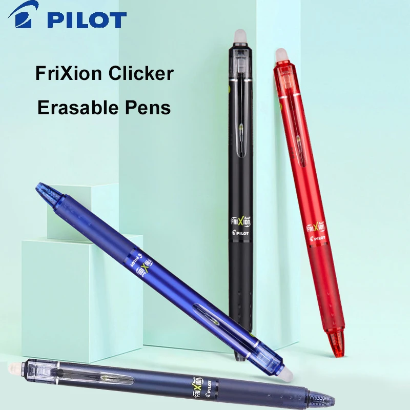 Ручки PILOT FriXion Clicker: стираемые, с термочувствительными чернилами, гелевые, из Японии, для легкого стирания и плавного письма, сменные стержни.
Ручки PILOT FriXion Clicker: стираемые, с термочувствительными чернилами, гелевые, из Японии, для легкого стирания и плавного письма, сменные стержни.