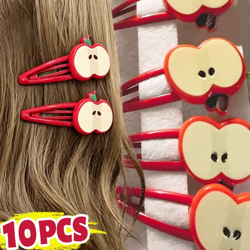 2/10Pcs Fashion Red Apple Hairpins Woman Headwear Barrette Hair Accessories Girls Plastic Green Apple Hair Clip Hair Accessories
2/10Pcs Fashion Red Apple Hairpins Woman Headwear Barrette Hair Accessories Girls Plastic Green Apple Hair Clip Hair Accessories