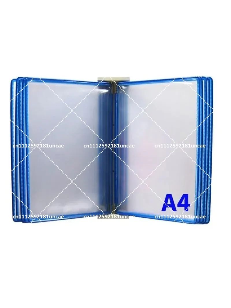 A4 Wall Mounted 10 Page Flipping Folder Standard Operation Manual Data Display Rack PVC Metal Frame
A4 Wall Mounted 10 Page Flipping Folder Standard Operation Manual Data Display Rack PVC Metal Frame