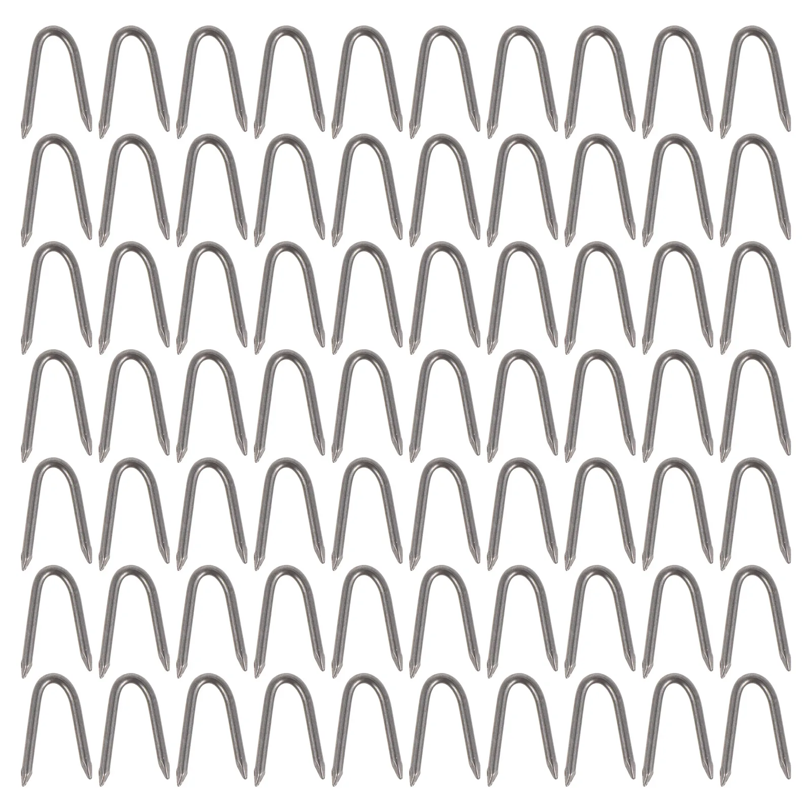 70 Pcs U-shaped Nails Garden Pegs 6 Gauge Iron Wire Staples for Fence Chicken Mesh Fixing Tool Turf Lawn Landscaping
70 Pcs U-shaped Nails Garden Pegs 6 Gauge Iron Wire Staples for Fence Chicken Mesh Fixing Tool Turf Lawn Landscaping