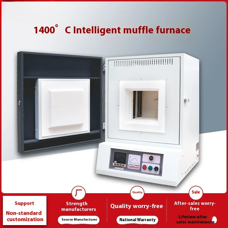 1400 Degree Laboratory Intelligent Programmable Ceramic Fiber High-temperature Box Type Electric Muffle Furnace
1400 Degree Laboratory Intelligent Programmable Ceramic Fiber High-temperature Box Type Electric Muffle Furnace