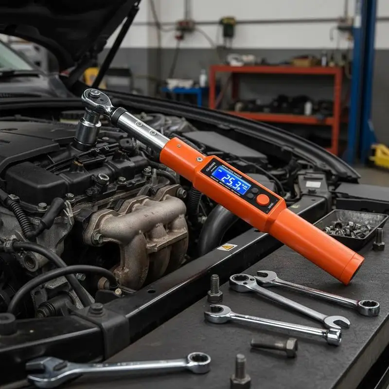 Electronic Torque Spanner 3/8" Drive For Automotive Repair Engine Maintenance Machinery Assembly, 3.7-37ft.lb 5-50n.m Range ±2% Accuracy LED Buzzer Notification 3-Mode Adjustment Calibration Set
Electronic Torque Spanner 3/8" Drive For Automotive Repair Engine Maintenance Machinery Assembly, 3.7-37ft.lb 5-50n.m Range ±2% Accuracy LED Buzzer Notification 3-Mode Adjustment Calibration Set