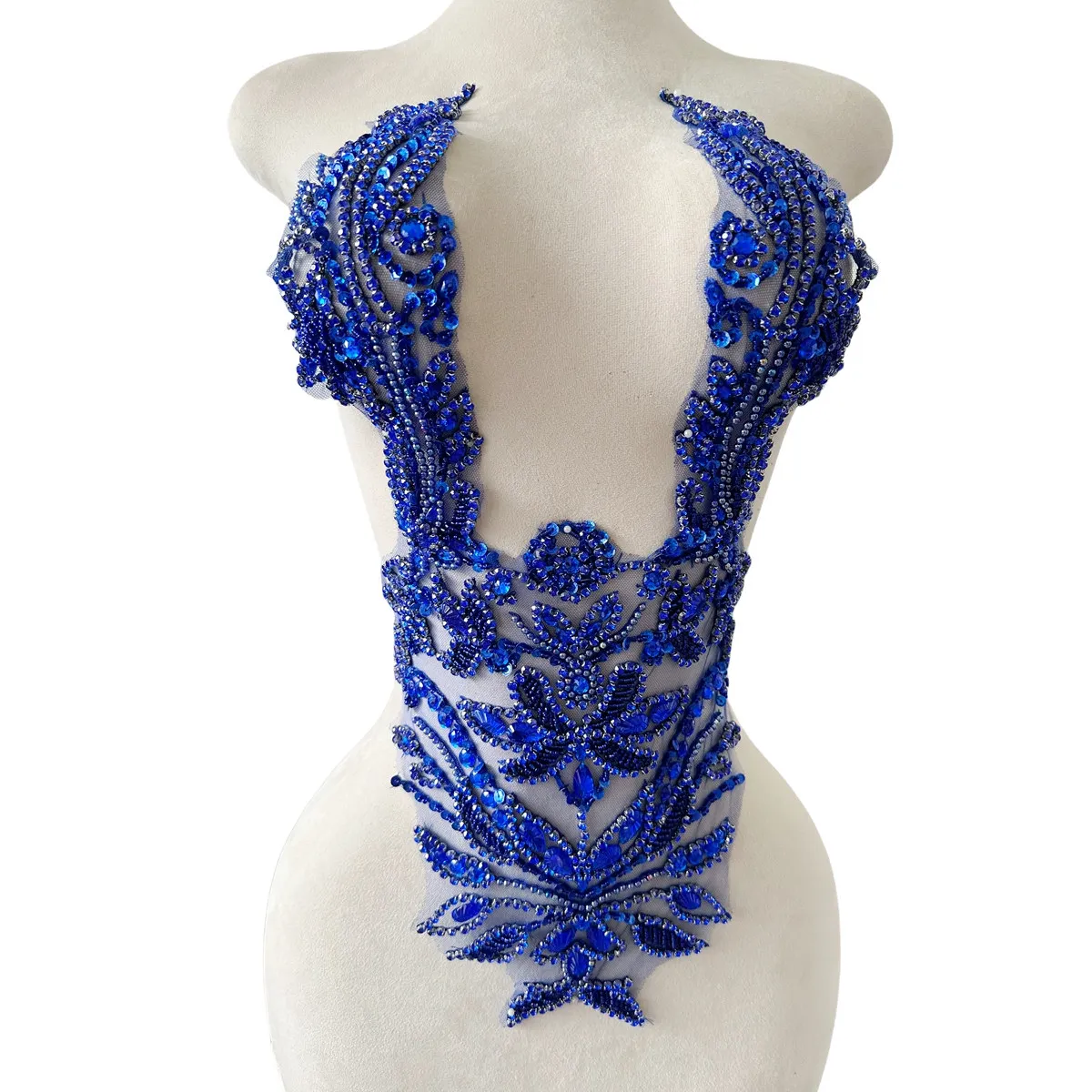 14 Colors Luxury Heavy Beaded Lace Trim Sequins Rhinestones for Stage Costumes Deep Neck Evening Dress Accessories
14 Colors Luxury Heavy Beaded Lace Trim Sequins Rhinestones for Stage Costumes Deep Neck Evening Dress Accessories