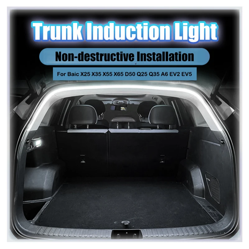 For Baic X25 X35 X55 X65 D50 Q25 Q35 Trunk Ambient Light Strip Warm LED Hidden Install Non-Destructive Decorative Interior Light
For Baic X25 X35 X55 X65 D50 Q25 Q35 Trunk Ambient Light Strip Warm LED Hidden Install Non-Destructive Decorative Interior Light