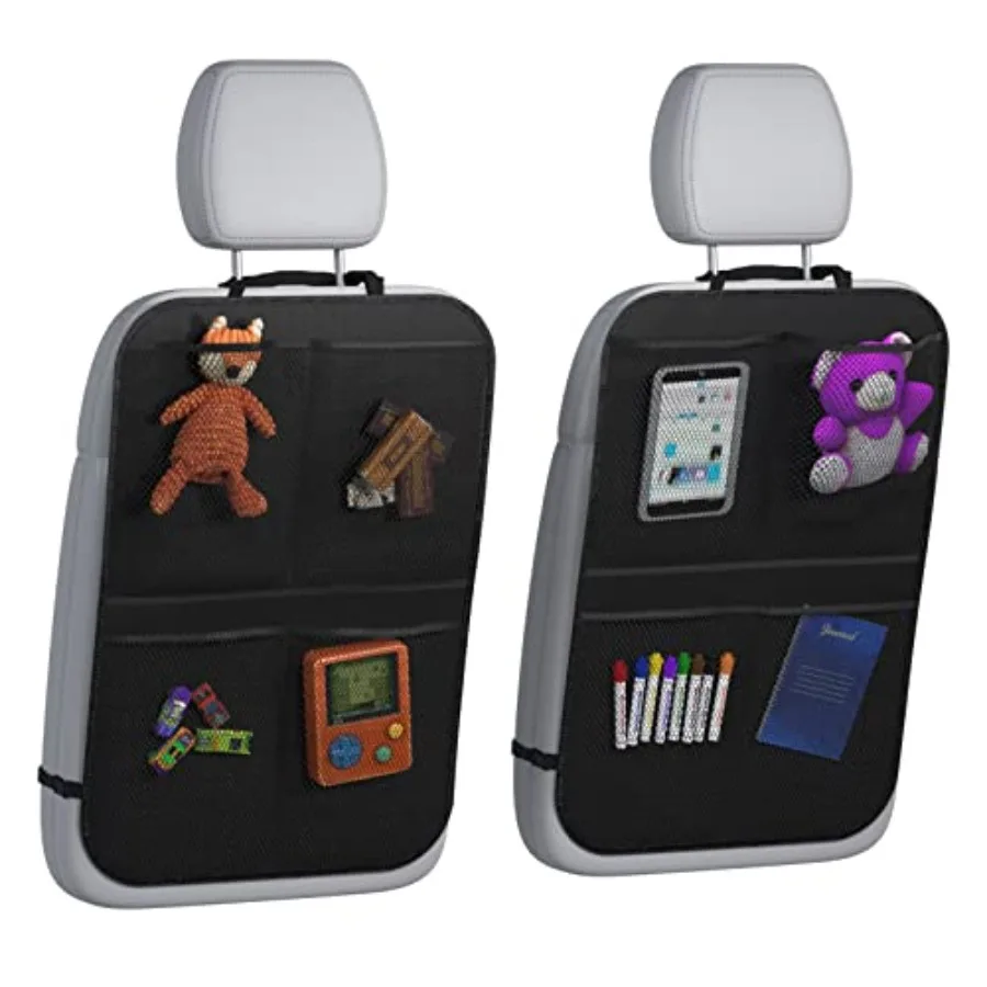 Back Seat Cover for + 4 Pocket Storage Organizer, 2 Pack X-Large Waterproof Kick Mats Backseat Protector, Car Seat Back Protect
Back Seat Cover for + 4 Pocket Storage Organizer, 2 Pack X-Large Waterproof Kick Mats Backseat Protector, Car Seat Back Protect