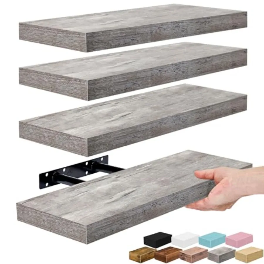Floating Shelves for Wall 16 Inch Floating Shelf for Kitchen, Bedroom, Living Room, Bathroom, Home and Wall Decor - Mounted Bat
Floating Shelves for Wall 16 Inch Floating Shelf for Kitchen, Bedroom, Living Room, Bathroom, Home and Wall Decor - Mounted Bat