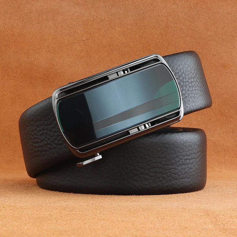 Men belts high quality Matte Automatic Buckle designer fashion luxury genuine leather Waistband Wearing inside the belt younth 
Men belts high quality Matte Automatic Buckle designer fashion luxury genuine leather Waistband Wearing inside the belt younth