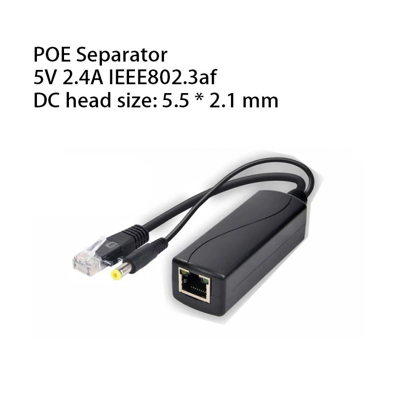 Active PoE Splitter 48V 5V Gigabit Ethernet IEEE802.3af-at Standard LAN for IP Camera Power over Ethernet LAN Switch Application
Active PoE Splitter 48V 5V Gigabit Ethernet IEEE802.3af-at Standard LAN for IP Camera Power over Ethernet LAN Switch Application