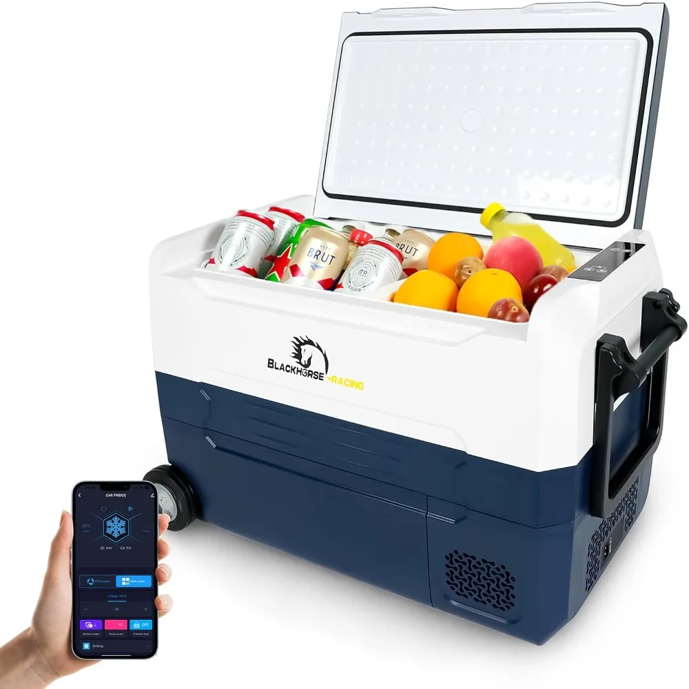 12 Volt Car Refrigerator, 48 Quart(45L) Portable Freezer Car Fridge Large Zone WIFI APP Control, -4℉-68℉ Electric Compressor Coo 
12 Volt Car Refrigerator, 48 Quart(45L) Portable Freezer Car Fridge Large Zone WIFI APP Control, -4℉-68℉ Electric Compressor Coo