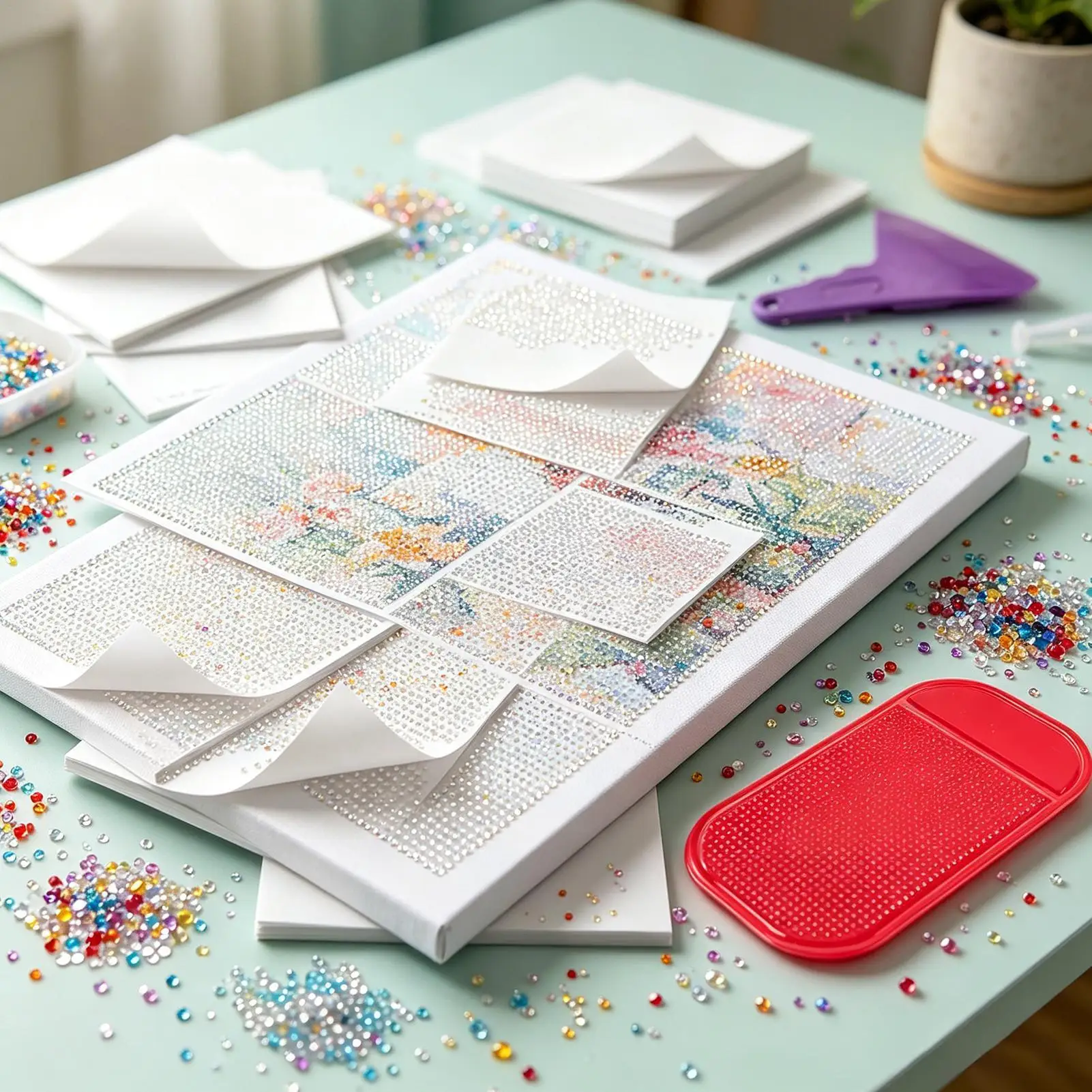 Rhinestone Painting Release Paper Double-Sided Non-Stick Rhinestone Painting Cover Replacement for DIY Enthusiasts Beginners
Rhinestone Painting Release Paper Double-Sided Non-Stick Rhinestone Painting Cover Replacement for DIY Enthusiasts Beginners
