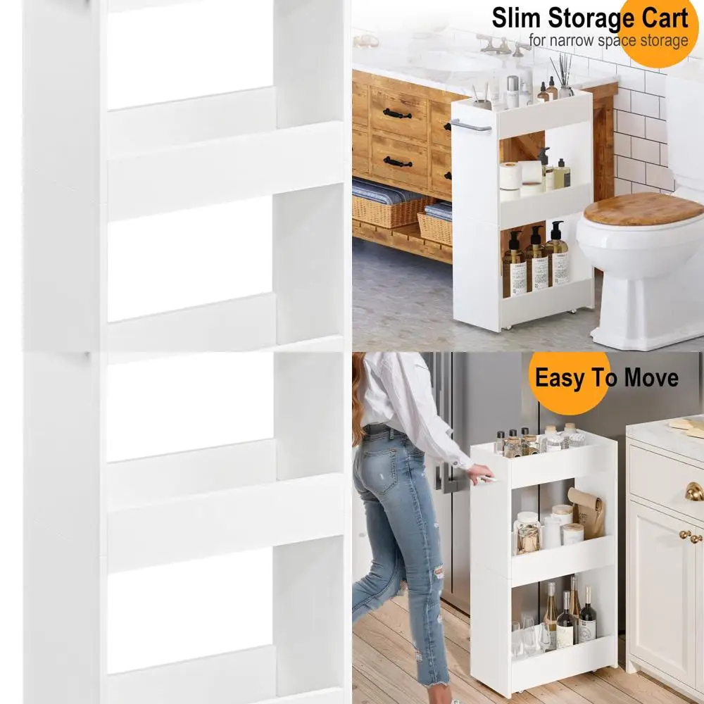 3-уровневая тонкая тележка на колесиках — белая, 7,9 Вт, органайзер для кухни и прачечной с ручкой, мобильные полки для небольших помещений
3-уровневая тонкая тележка на колесиках — белая, 7,9 Вт, органайзер для кухни и прачечной с ручкой, мобильные полки для небольших помещений