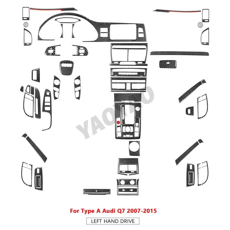Carbon Fiber Car CD Panel Center Console Door Armrest Button Frame Trim Sticker For Audi Q7 2008-2015 Accessories
Carbon Fiber Car CD Panel Center Console Door Armrest Button Frame Trim Sticker For Audi Q7 2008-2015 Accessories