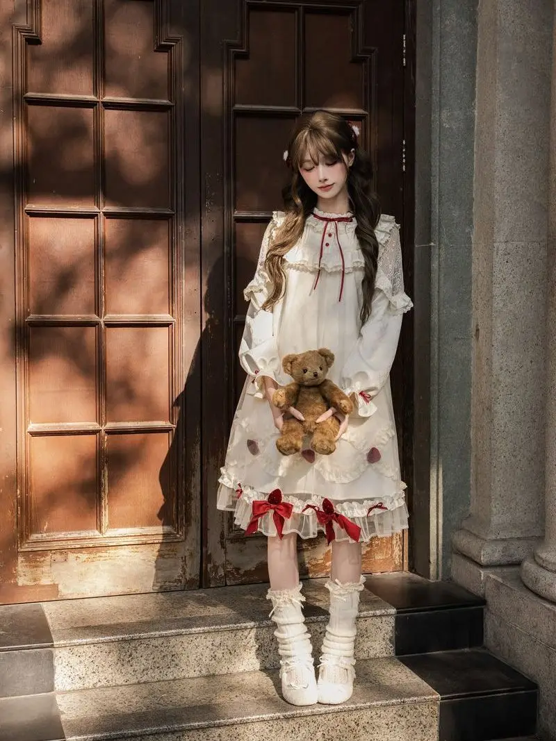 Japan Lolita Dress Retro Doll-Like Op Long-Sleeved Dress 2026 New Kawaii
Japan Lolita Dress Retro Doll-Like Op Long-Sleeved Dress 2026 New Kawaii