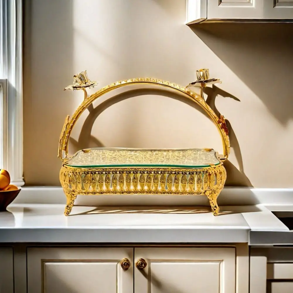 Desktop Ornament Metal Fruit Plate Creative Retro Pastry Tray Multi-Function Classic Storage Basket Household
Desktop Ornament Metal Fruit Plate Creative Retro Pastry Tray Multi-Function Classic Storage Basket Household