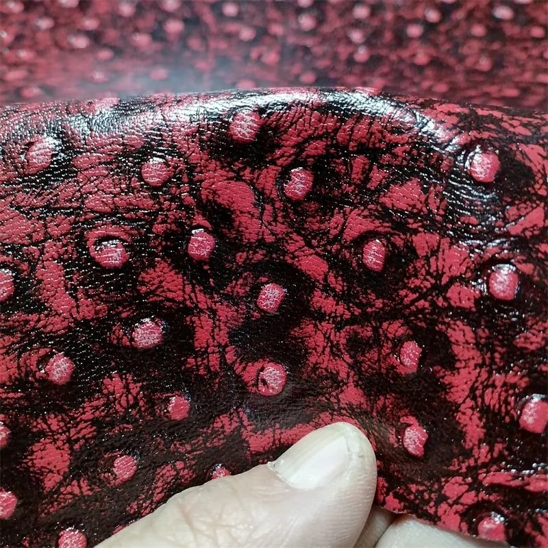 0.7mm Black/Red Ostrich Pattern Sheepskin,Top-grain Leather, Genuine Leather Material, Handmade DIY for Bags.Full Sheepskin Hide
0.7mm Black/Red Ostrich Pattern Sheepskin,Top-grain Leather, Genuine Leather Material, Handmade DIY for Bags.Full Sheepskin Hide