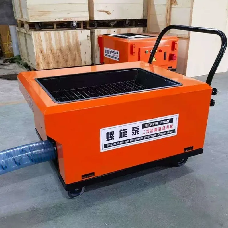 Mini Concrete Delivery Pump Secondary Column Feeding Machine Mortar Spiral Pouring Pump Construction Site Machinery Equipment
Mini Concrete Delivery Pump Secondary Column Feeding Machine Mortar Spiral Pouring Pump Construction Site Machinery Equipment