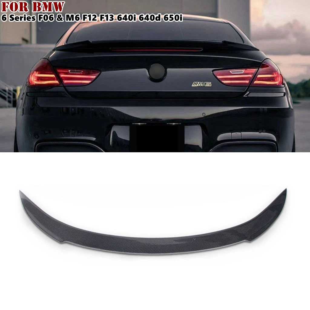 Задний спойлер из углеродного волокна для багажника BMW 6 серии F06 и M6 F12 F13 (2011-2018) 640i 640d 650i
Задний спойлер из углеродного волокна для багажника BMW 6 серии F06 и M6 F12 F13 (2011-2018) 640i 640d 650i