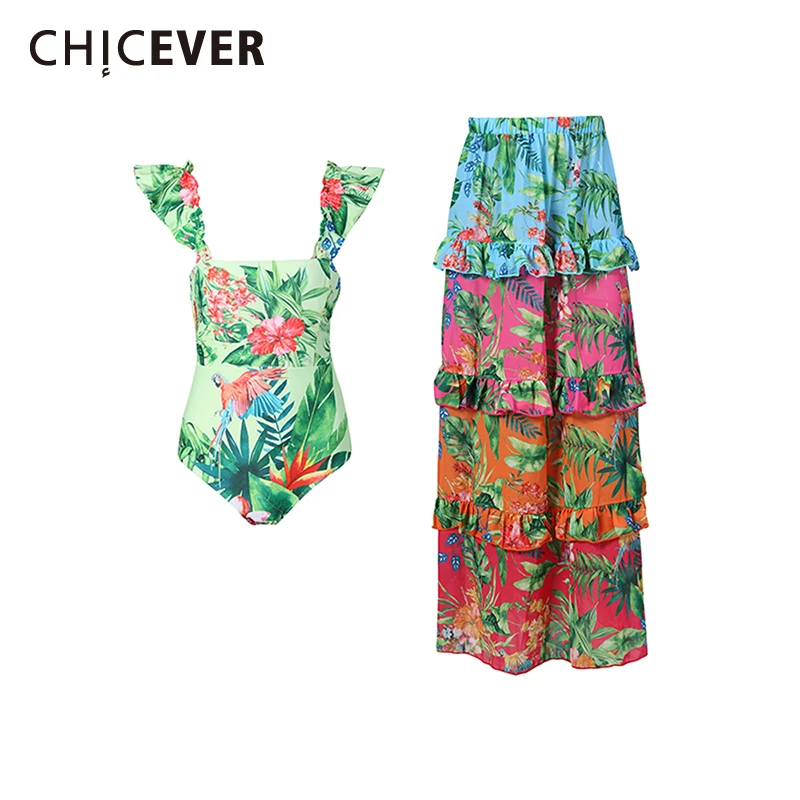 CHICEVER хит цвета сращенный цветочный принт комплект из двух предметов женские квадратные комбинезоны без рукавов с высокой талией женские комплекты с юбкой летние
CHICEVER хит цвета сращенный цветочный принт комплект из двух предметов женские квадратные комбинезоны без рукавов с высокой талией женские комплекты с юбкой летние