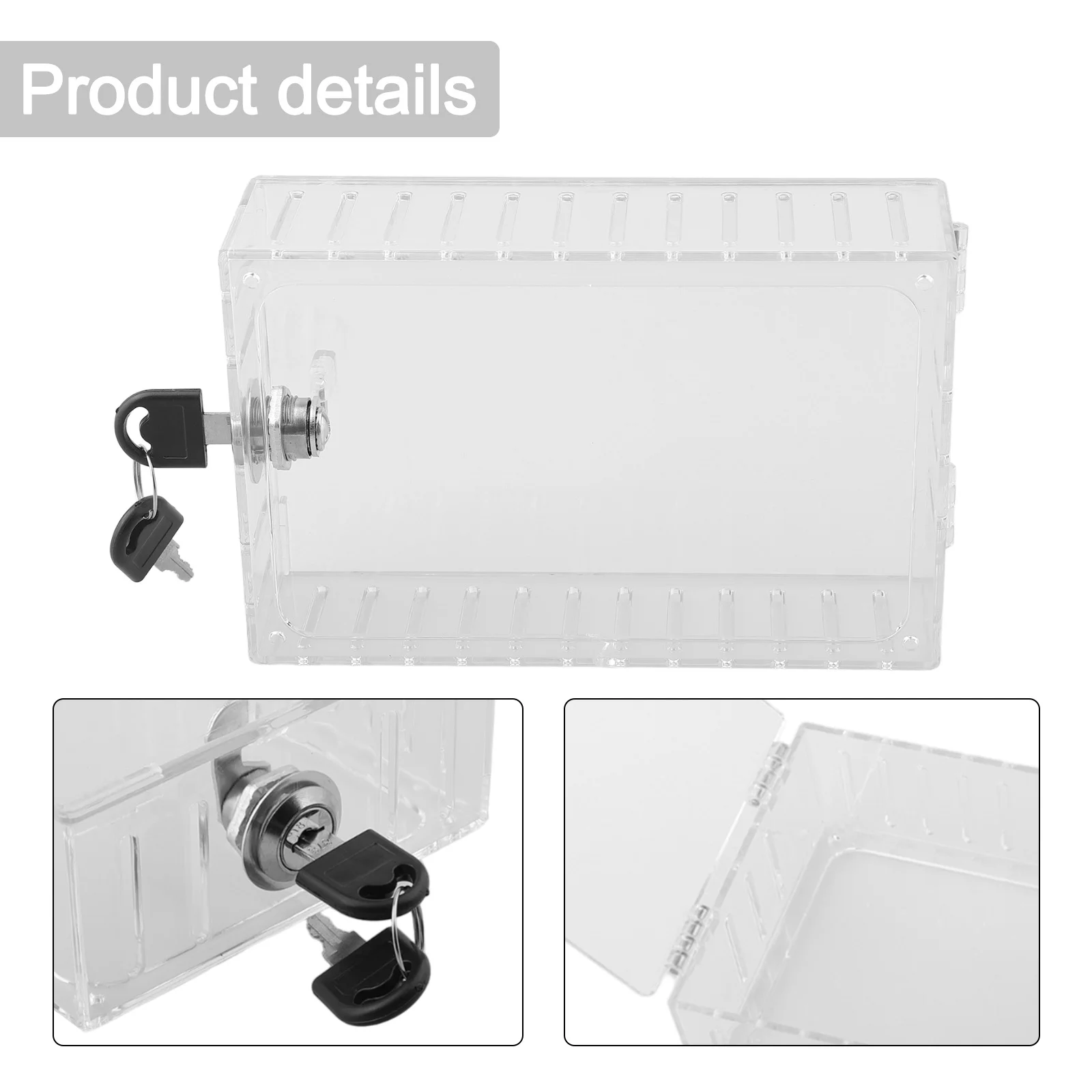 New Practical Locking Box Lock Protection Box Locking Thermostat Cover Constant Temperature Box Protection Box
New Practical Locking Box Lock Protection Box Locking Thermostat Cover Constant Temperature Box Protection Box