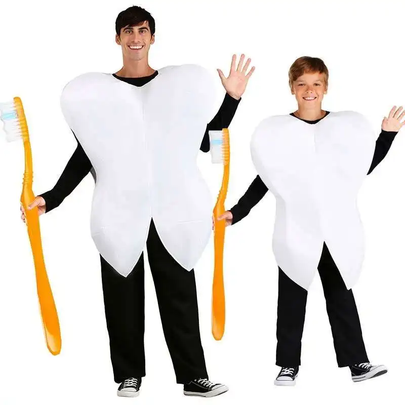 Halloween Children's Day Party Stage Performance Advertising Children's Adult Teeth Role Playing Cosplay Costume
Halloween Children's Day Party Stage Performance Advertising Children's Adult Teeth Role Playing Cosplay Costume