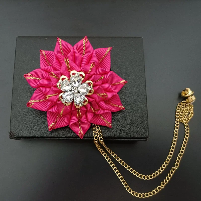 Original Design Men's Wedding Bow Tie Handmade Jewelry High-end Business Suit Shirt Accessories Chain Rhinestone Flowers Brooch
Original Design Men's Wedding Bow Tie Handmade Jewelry High-end Business Suit Shirt Accessories Chain Rhinestone Flowers Brooch