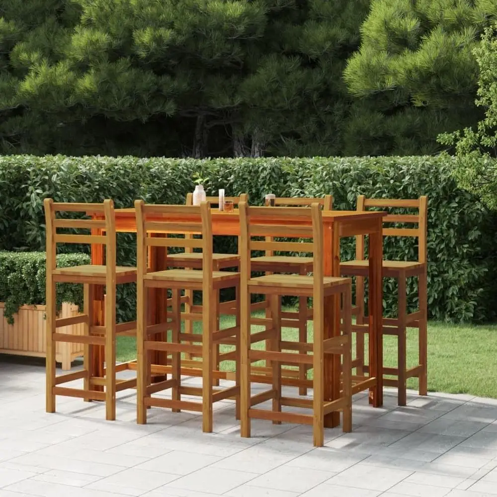 6-Piece Acacia Wood Patio Chairs with Cup Holders, Ideal for Outdoor and Indoor Use
6-Piece Acacia Wood Patio Chairs with Cup Holders, Ideal for Outdoor and Indoor Use