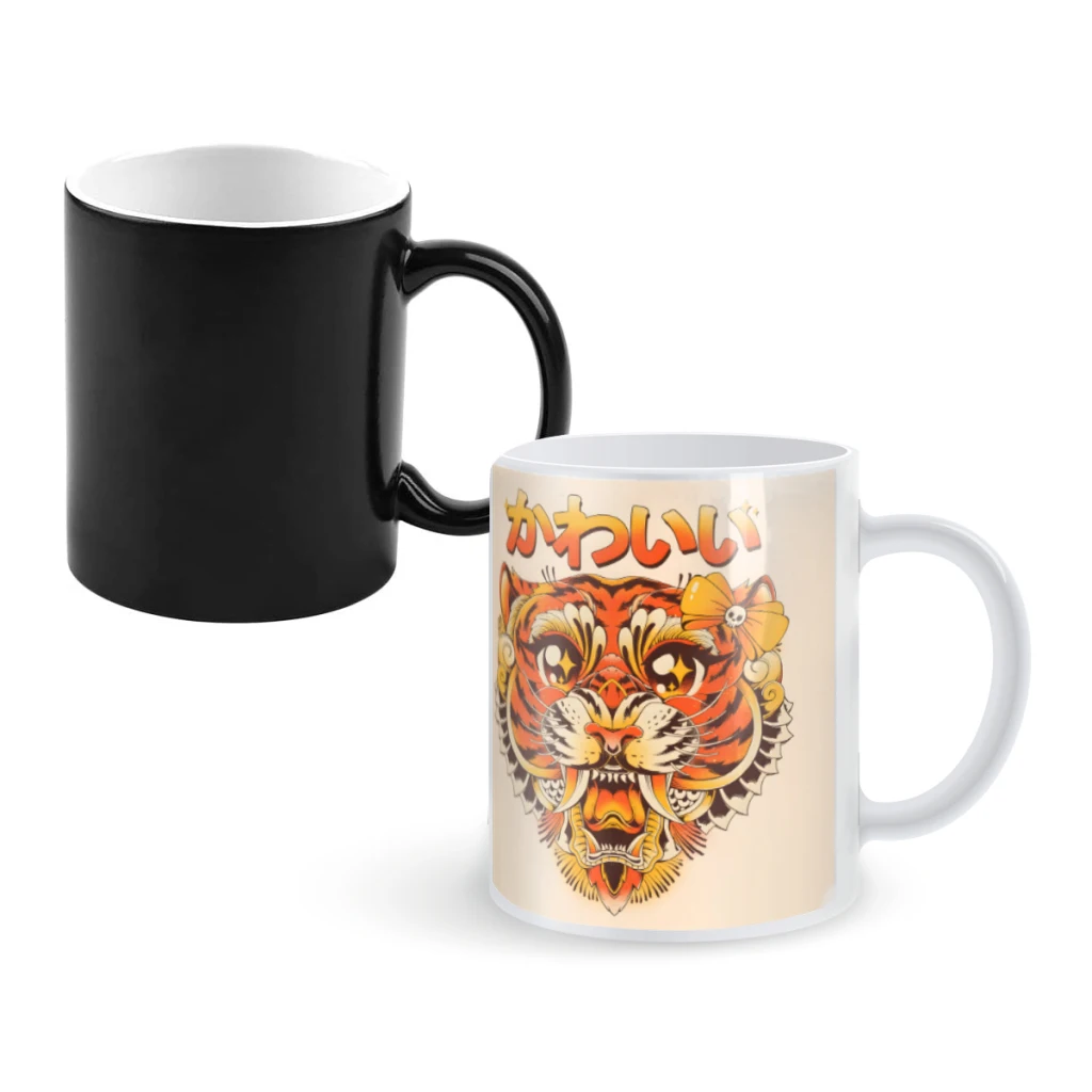 Kawaii TigerКофейные кружки и кружка, креативная чашка для чая с изменением цвета, керамические чашки для молока, новые подарки
Kawaii TigerКофейные кружки и кружка, креативная чашка для чая с изменением цвета, керамические чашки для молока, новые подарки